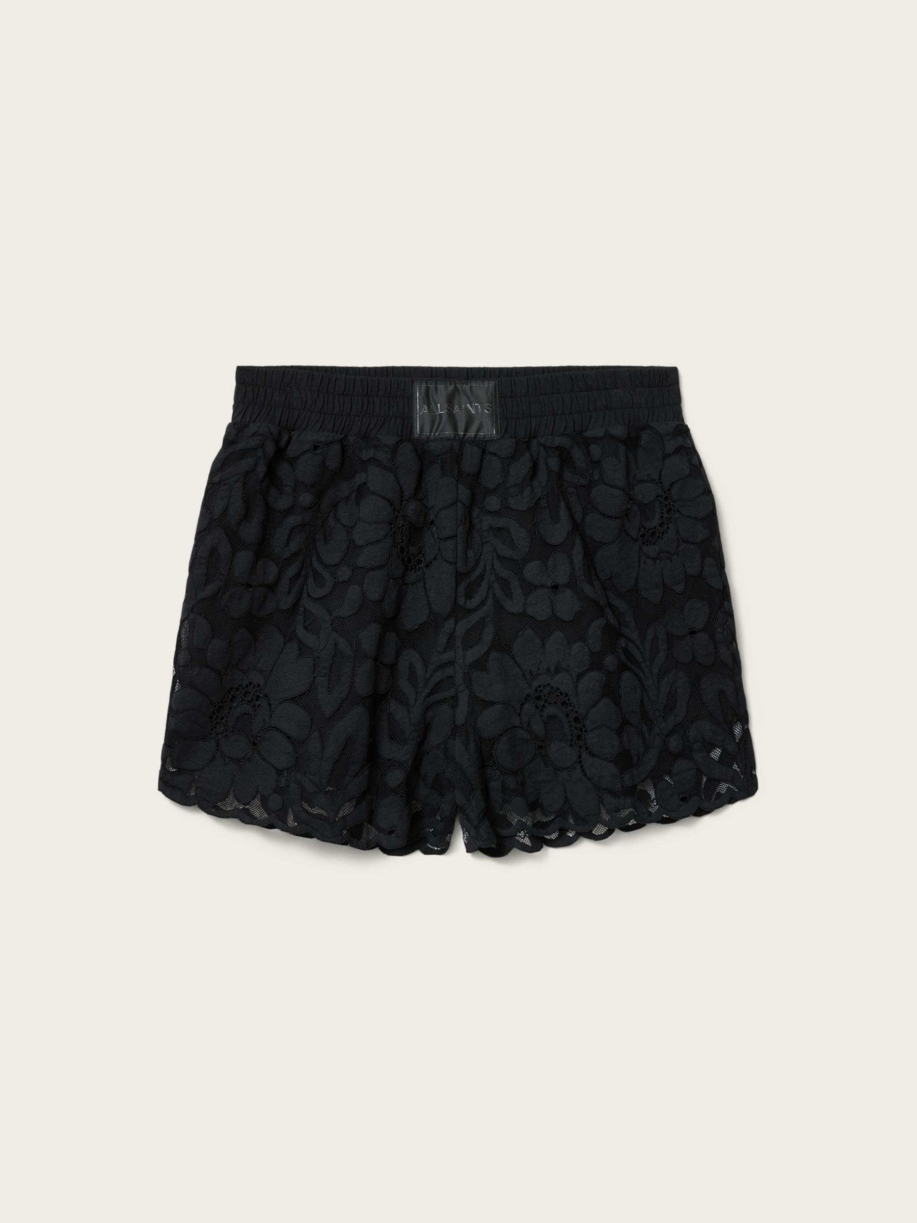 Buy AllSaints Black Amelie Lace Shorts from Next USA