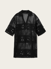 AllSaints Black Kyra Mini Dress - Image 6 of 6