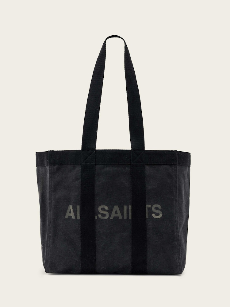 AllSaints Layo Canvas Tote - Image 1 of 9 AllSaints Layo Canvas Tote - Image 1 of 9