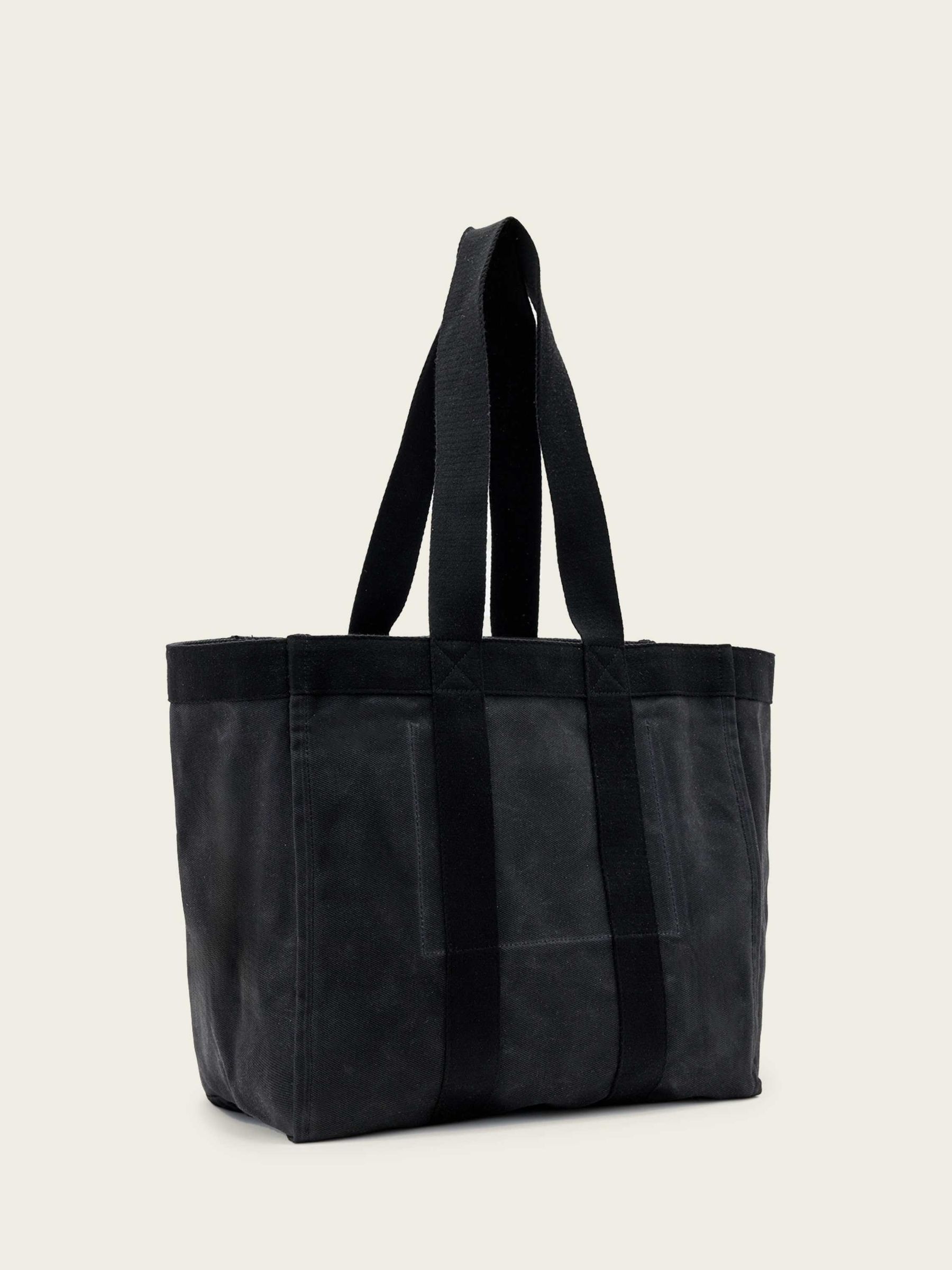 Buy AllSaints Black Layo Canvas Tote from Next USA