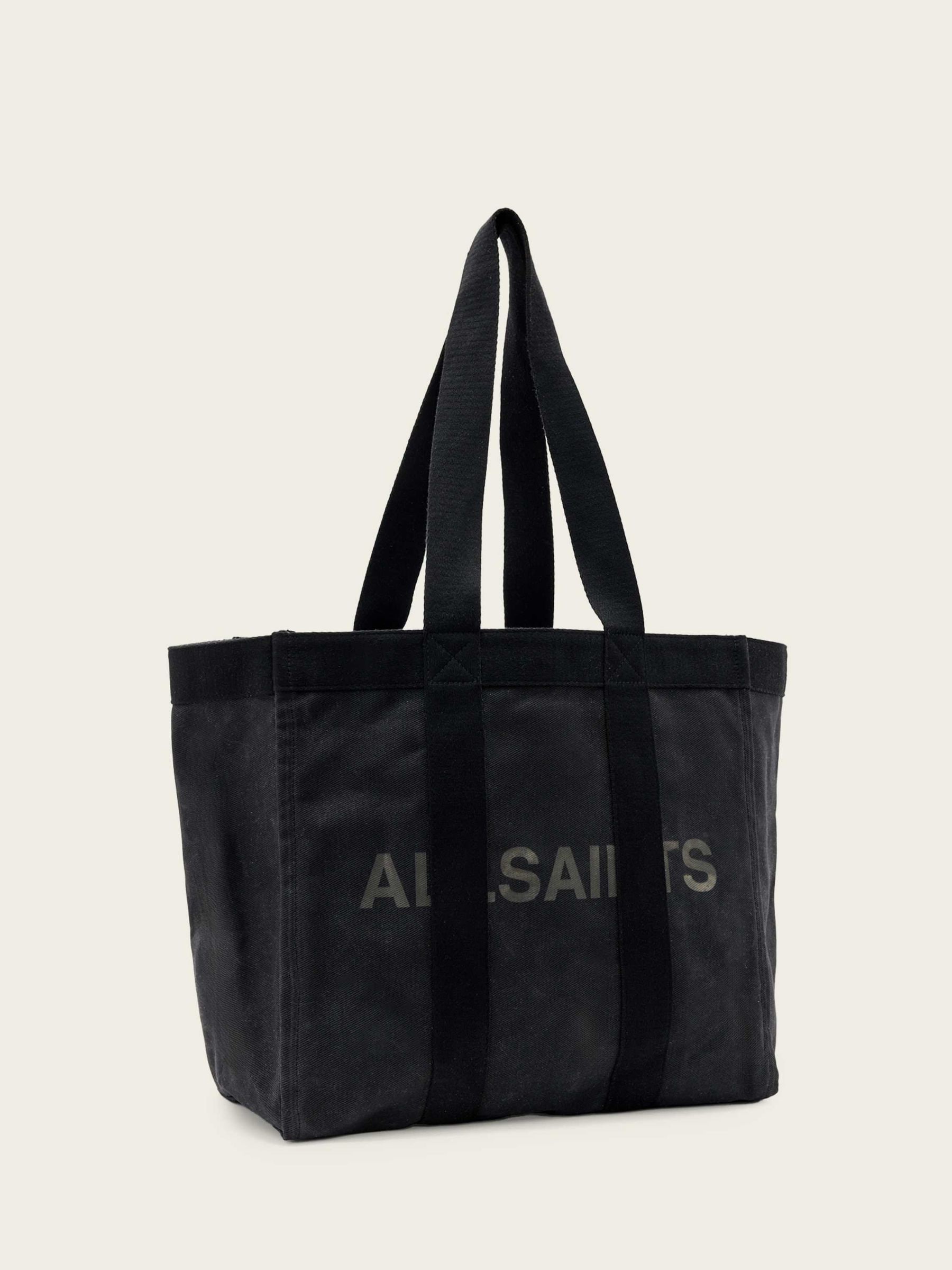 Buy AllSaints Black Layo Canvas Tote from Next USA