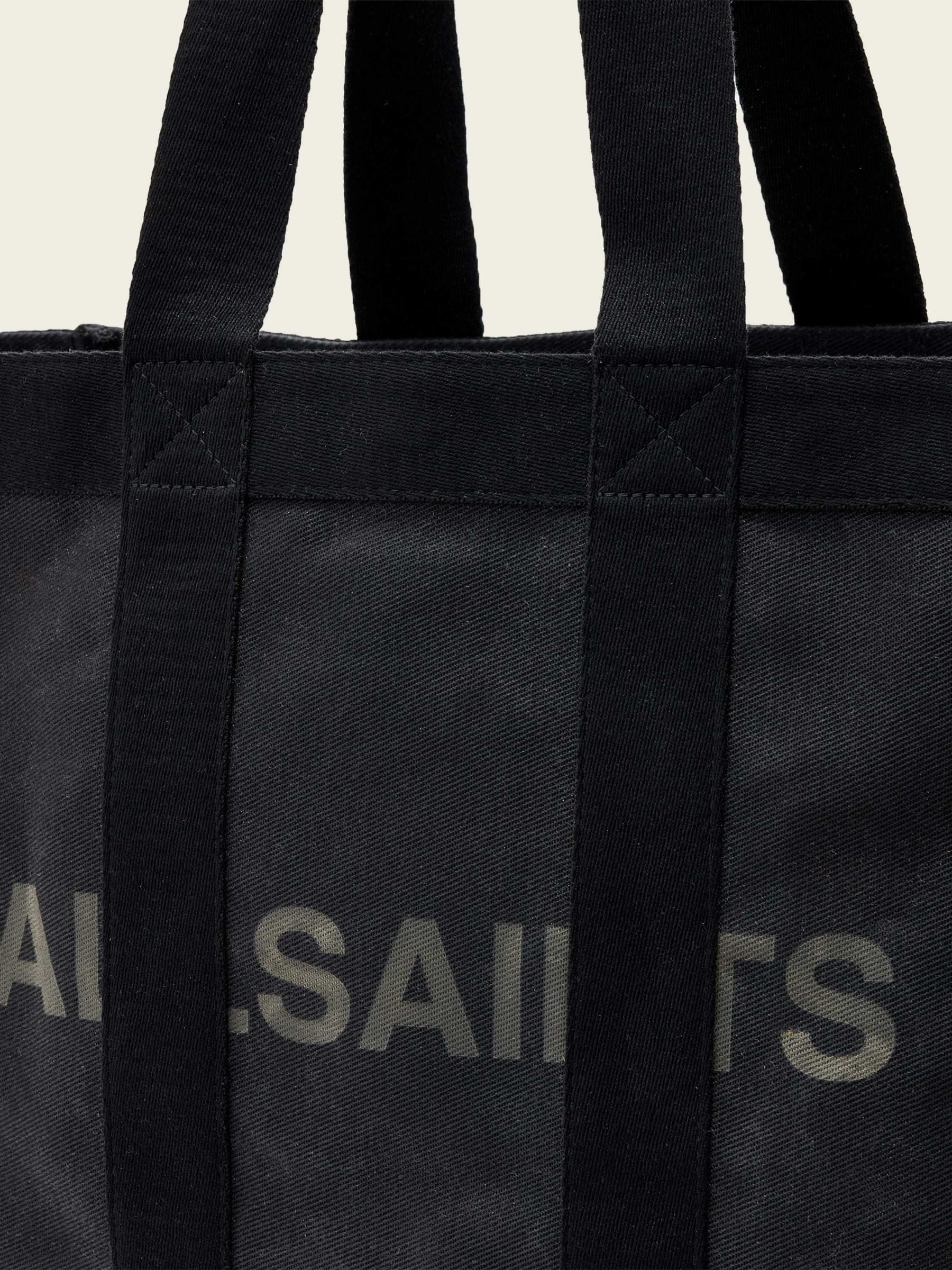 Buy AllSaints Black Layo Canvas Tote from Next USA