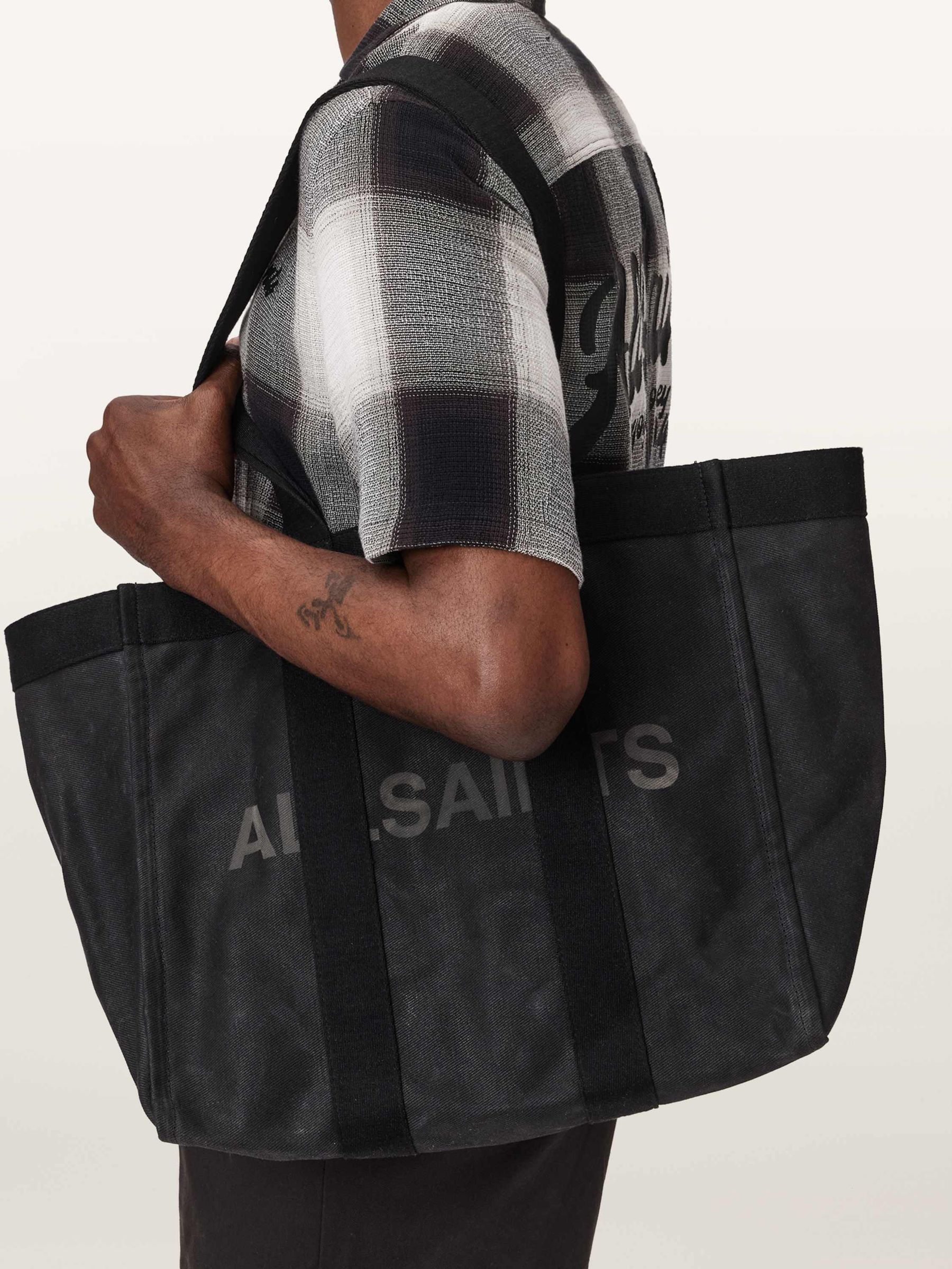 Buy AllSaints Black Layo Canvas Tote from Next USA