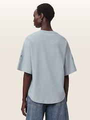 AllSaints Blue Lola Amelie T-Shirt - Image 6 of 8