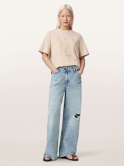 AllSaints Natural Ella Lisa T-Shirt - Image 2 of 7