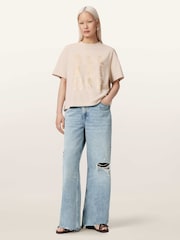 AllSaints Natural Ella Lisa T-Shirt - Image 5 of 7