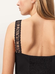 AllSaints Black Celena Top - Image 4 of 8