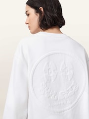 AllSaints White Mabel Sweatshirtshirt - Image 4 of 9