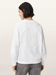 AllSaints White Mabel Sweatshirtshirt - Image 6 of 9