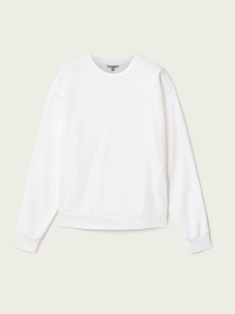 AllSaints White Mabel Sweatshirtshirt - Image 9 of 9
