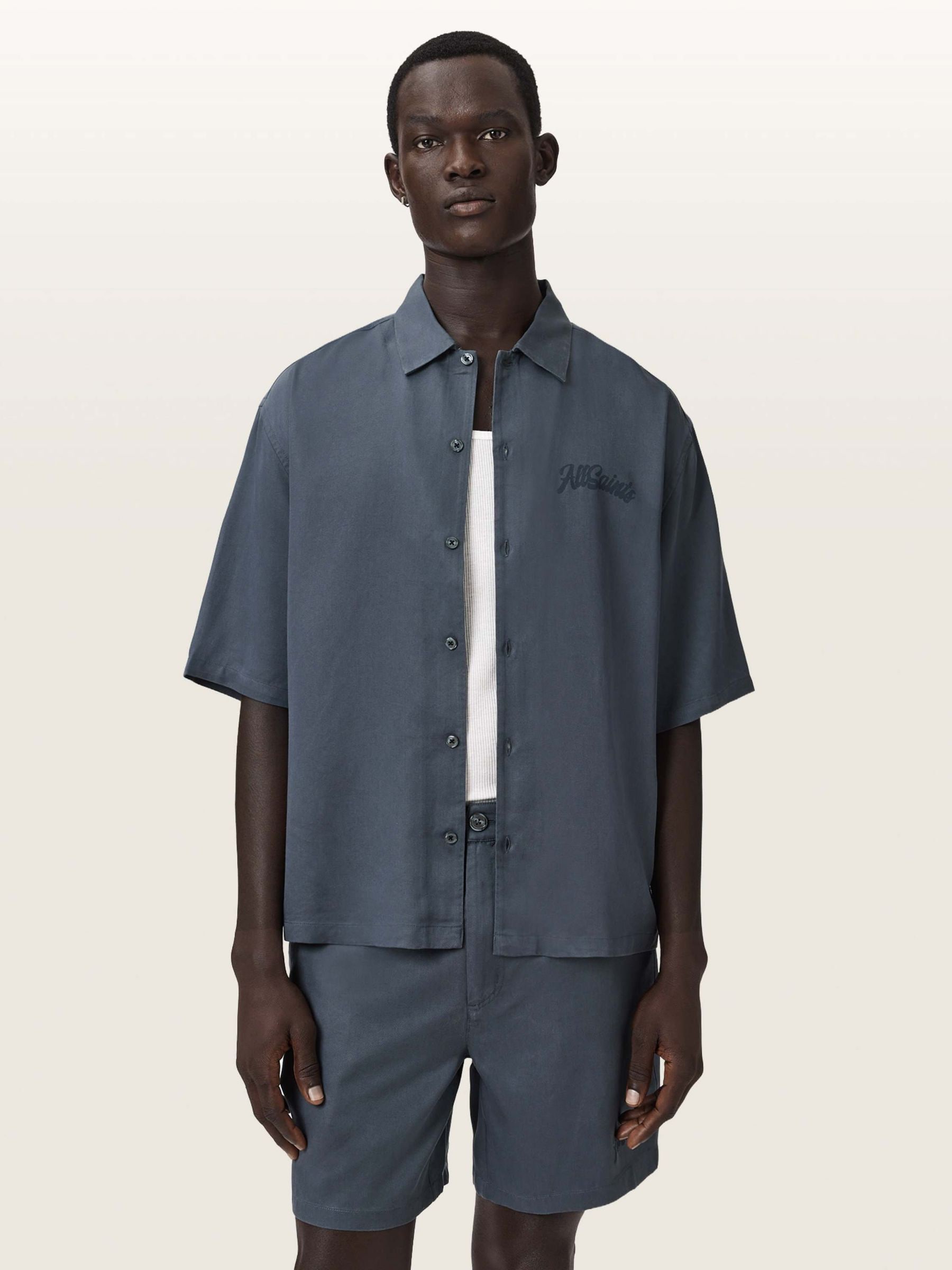 Buy AllSaints Blue Circe Short Sleeve Shirt from Next South Africa