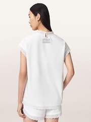 AllSaints White Lele Lace Tank - Image 3 of 6