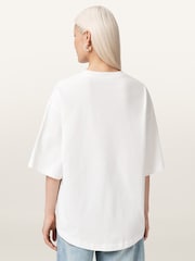 AllSaints White Lola Amelie T-Shirt - Image 6 of 7