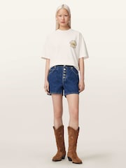 AllSaints White Sun City Etta T-Shirt - Image 2 of 7