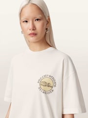 AllSaints White Sun City Etta T-Shirt - Image 3 of 7