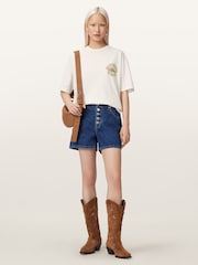 AllSaints White Sun City Etta T-Shirt - Image 5 of 7