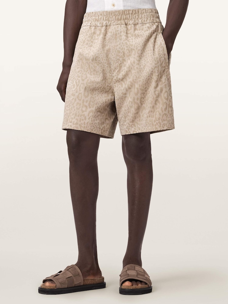 AllSaints Brown Hockley Suede Shorts - Image 1 of 7 AllSaints Brown Hockley Suede Shorts - Image 1 of 7