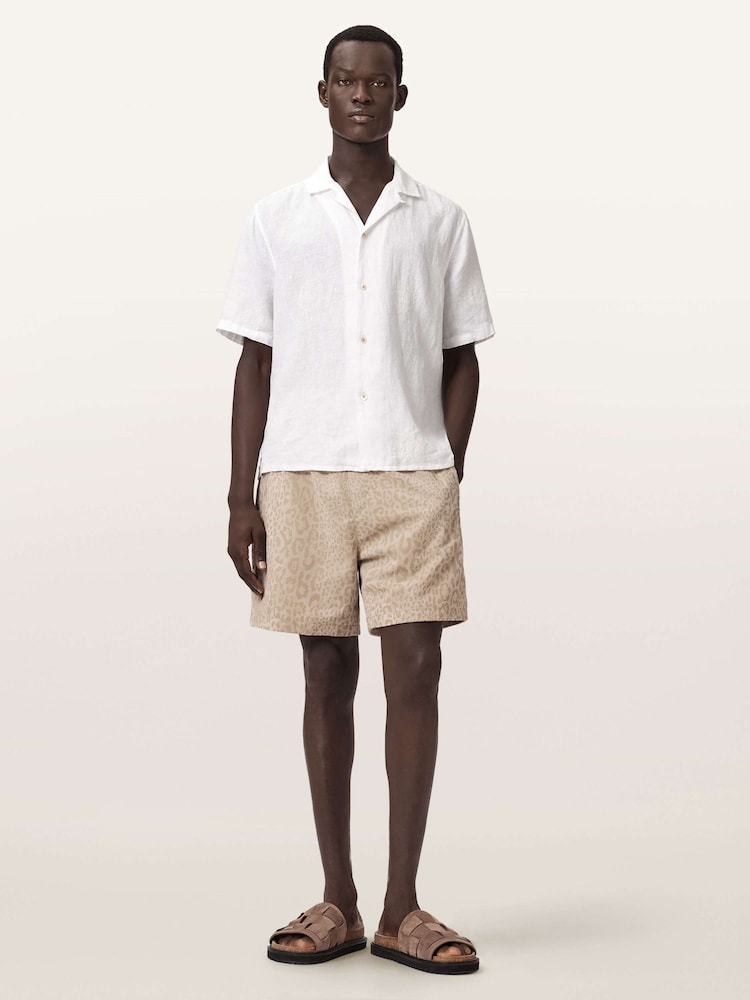 AllSaints Brown Hockley Suede Shorts - Image 2 of 7 AllSaints Brown Hockley Suede Shorts - Image 2 of 7