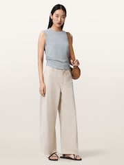 AllSaints Blue West Tank Top - Image 7 of 8