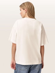 AllSaints White Insignia Etta T-Shirt - Image 2 of 6