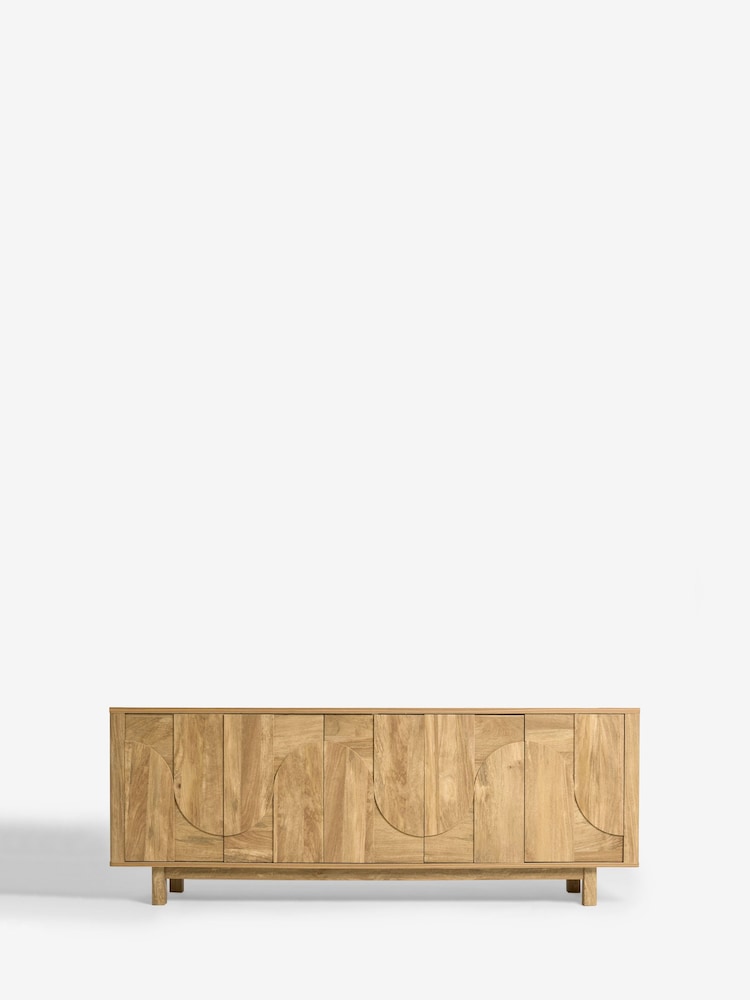Natural Arches Wood Effect Up to 90 inch TV Unit - Image 2 of 7 Natural Arches Wood Effect Up to 90 inch TV Unit - Image 2 of 7
