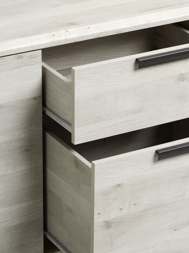 Grey Bronx Oak Effect Up to 65 inch TV Unit - Image 2 of 3
