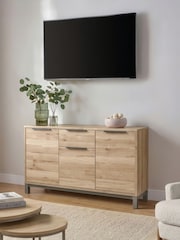 Light Bronx Oak Effect TV Unit - Image 1 of 5
