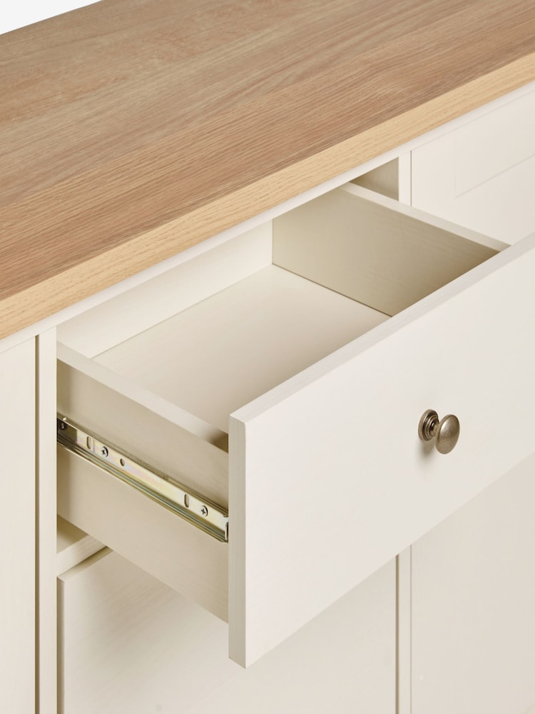 Cream Malvern Oak Effect TV Unit - Image 8 of 8 Cream Malvern Oak Effect TV Unit - Image 8 of 8