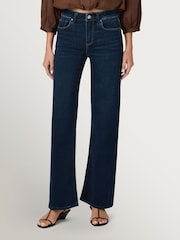 Paige Amagansett Tatum 32" Mid Rise Slim Wide Leg Jeans - Image 3 of 6