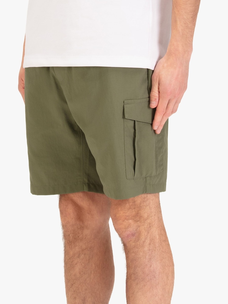 Luke 1977 Green Techshort Clover Cargo Shorts - Image 1 of 7