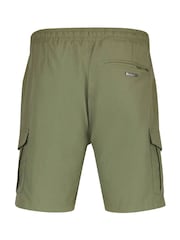 Luke 1977 Green Techshort Clover Cargo Shorts - Image 5 of 7