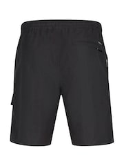 Luke 1977 Black Kaho Black Linen Shorts - Image 5 of 7
