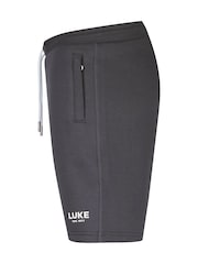 Luke 1977 Black Staggering Charcoal Shorts - Image 6 of 7