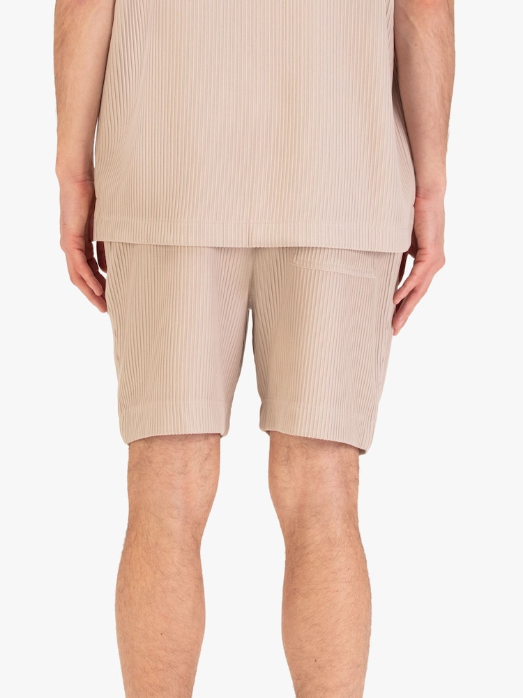 Luke 1977 Cream Helston Dark Ecru Shorts - Image 2 of 6