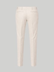 Harry Brown Natural Slim Fit Linen Blend Suit Trousers - Image 8 of 8