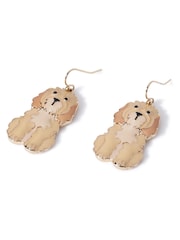 Aela Cockapoo  Brown Earrings - Image 2 of 2