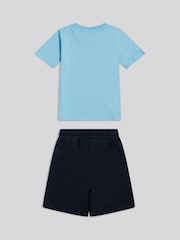 U.S. Polo Assn Sky Blue Graphic T-Shirt And Shorts Set - Image 2 of 3