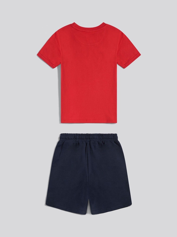 U.S. Polo Assn Red Graphic Top & Short Set - Image 2 of 4