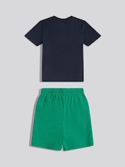 U.S. Polo Assn Blue Graphic T-Shirt And Short Set - Image 2 of 4