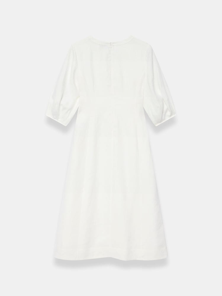Mint Velvet White Linen Midi Dress - Image 7 of 7 Mint Velvet White Linen Midi Dress - Image 7 of 7