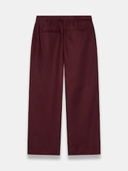 Mint Velvet Red Linen Blend Wide Leg Trousers - Image 8 of 8