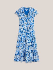 Hobbs Blue Nadine Jersey Dress - Image 3 of 3