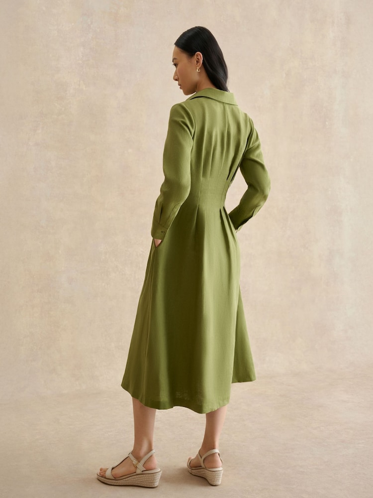 Hobbs Green Chrissy Dress - Image 2 of 3