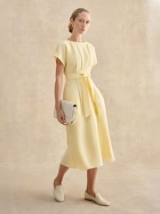 Hobbs Yellow Petite Aliya Dress - Image 2 of 2