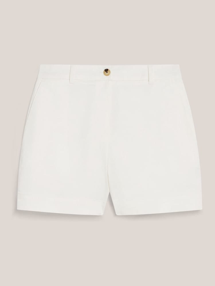 Hobbs White Viva Shorts - Image 3 of 3 Hobbs White Viva Shorts - Image 3 of 3