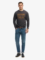 SUPERDRY Grey Retro Outdoor Relaxed Sweatshirt - Image 4 of 7