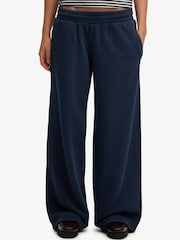 SUPERDRY Blue Essential Logo Wide Leg Joggers - Image 5 of 8