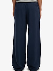 SUPERDRY Blue Essential Logo Wide Leg Joggers - Image 6 of 8