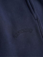 SUPERDRY Blue Essential Logo Wide Leg Joggers - Image 8 of 8
