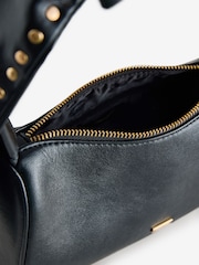 Rockett St George Black Studded Bow Handle Bag - Image 10 of 10